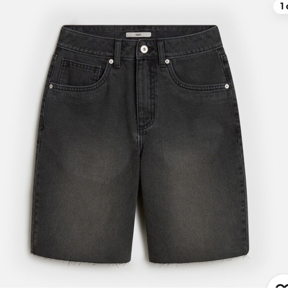 Vans Pants - Vans Women's Washed Black Cut-Off Denim Shorts